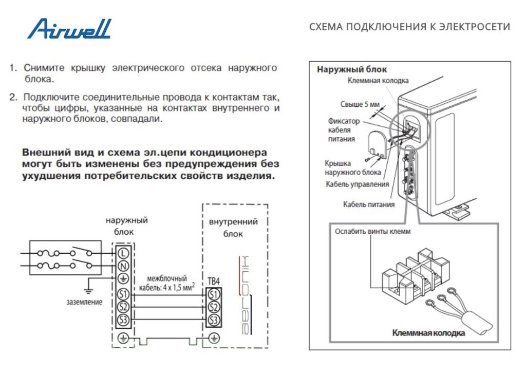 Схема подключения автомобильного кондиционера