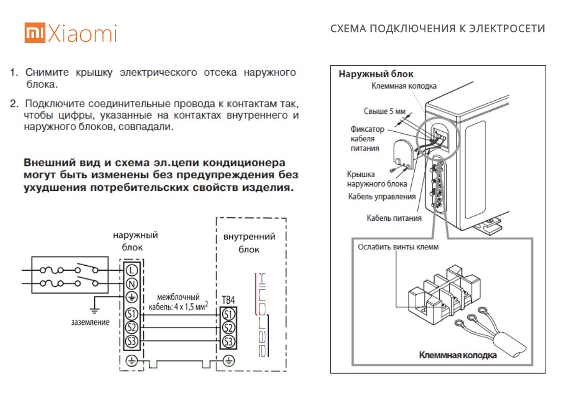 Подключение кондиционера Xiaomi